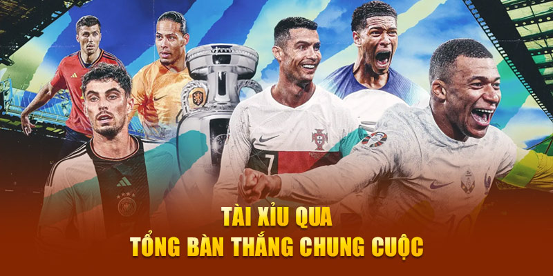 Tài xỉu qua tổng bàn thắng chung cuộc